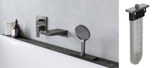 S-Box, Secuflex, hansgrohe, Wanne, Aufrollsystem, Wannenmodelle, Brauseschlauch, Badewannen